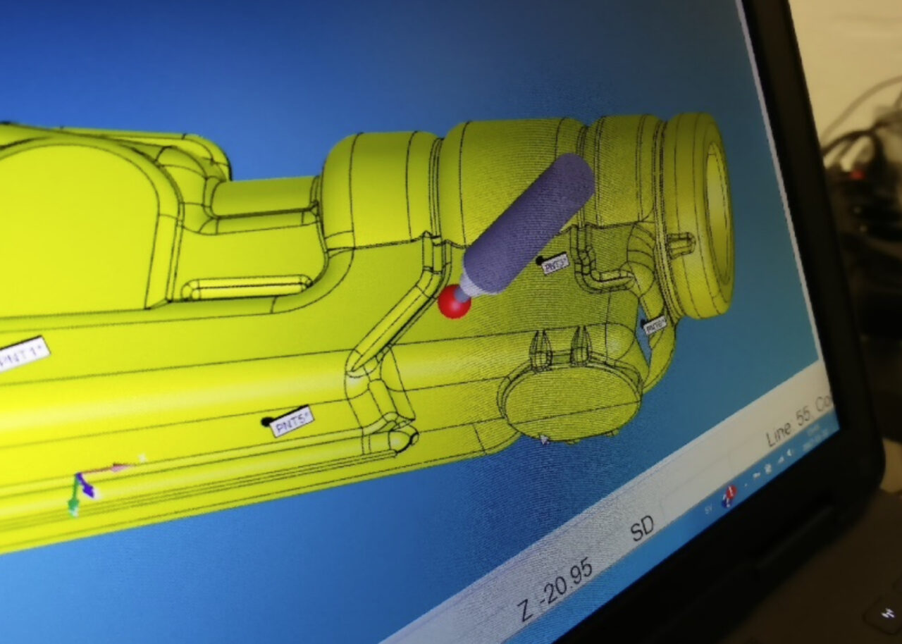 Konsulter genomför ett uppdrag inom geometrisäkring samt mätning och reverse-engineering.